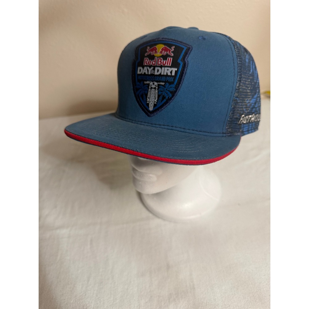 Fasthouse Red Bull Day in the Dirt Motocross Grand Prix Trucker Hat Snapback‎
